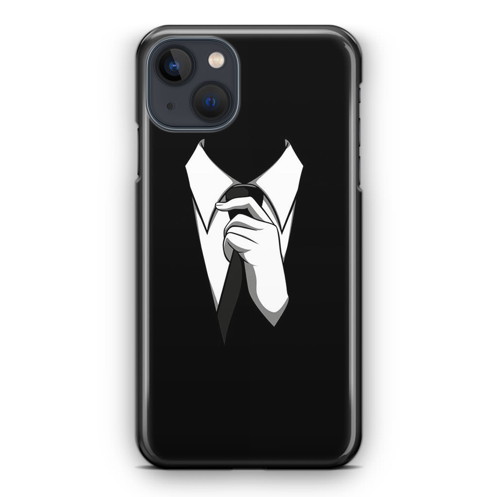 Anonymous Black White Tie iPhone 13 / 13 mini Case