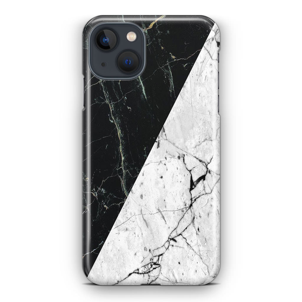 B&W Marble iPhone 13 / 13 mini Case