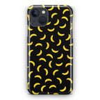Bananas Fruit Pattern Black iPhone 13 / 13 mini Case