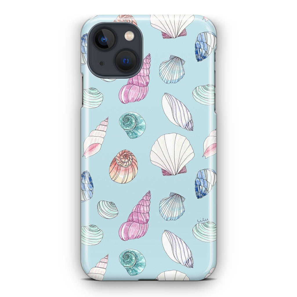 Beach Shells Pattern iPhone 13 / 13 mini Case