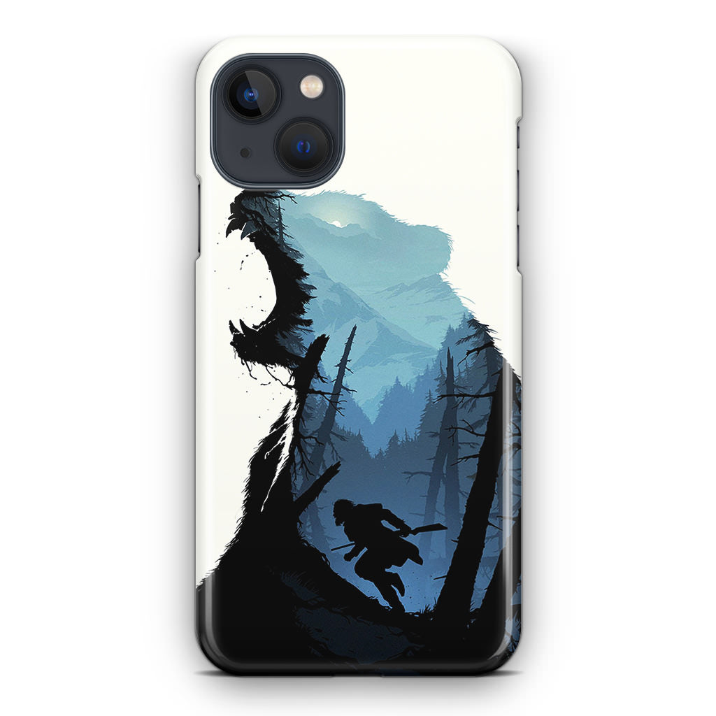 Bear Hunter Art iPhone 13 / 13 mini Case