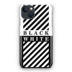 Black White Stripes iPhone 13 / 13 mini Case