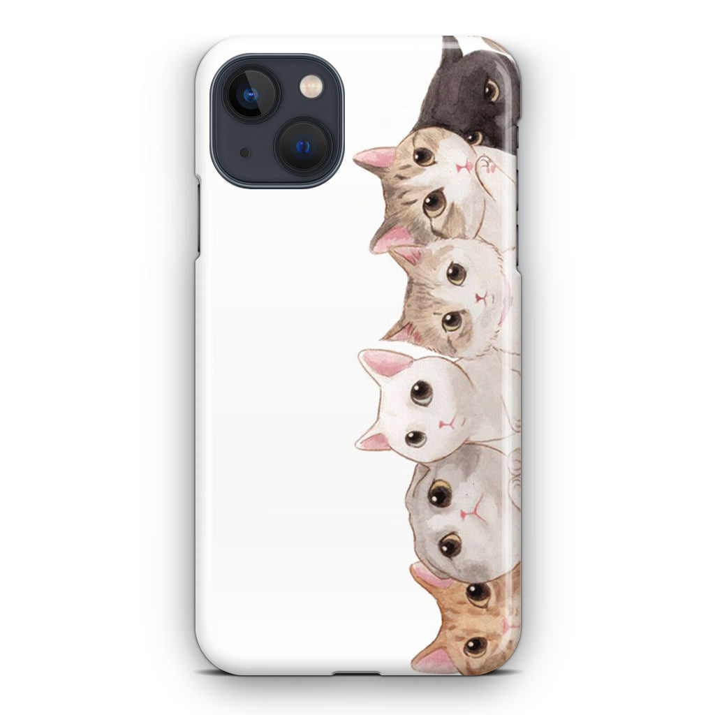 Cute Cats Vertical iPhone 13 / 13 mini Case