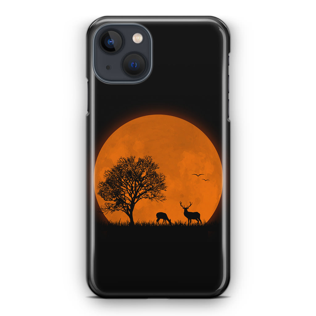 Deer Silhouette iPhone 13 / 13 mini Case