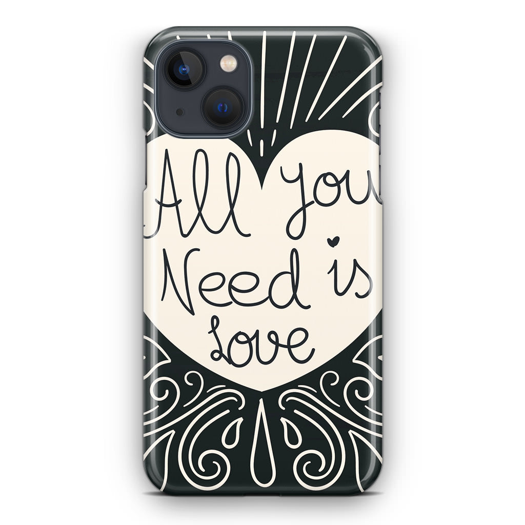 Drawn Love iPhone 13 / 13 mini Case