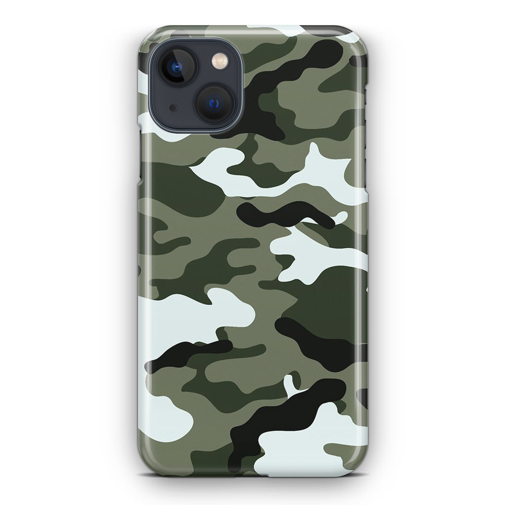 Military Green Camo iPhone 13 / 13 mini Case