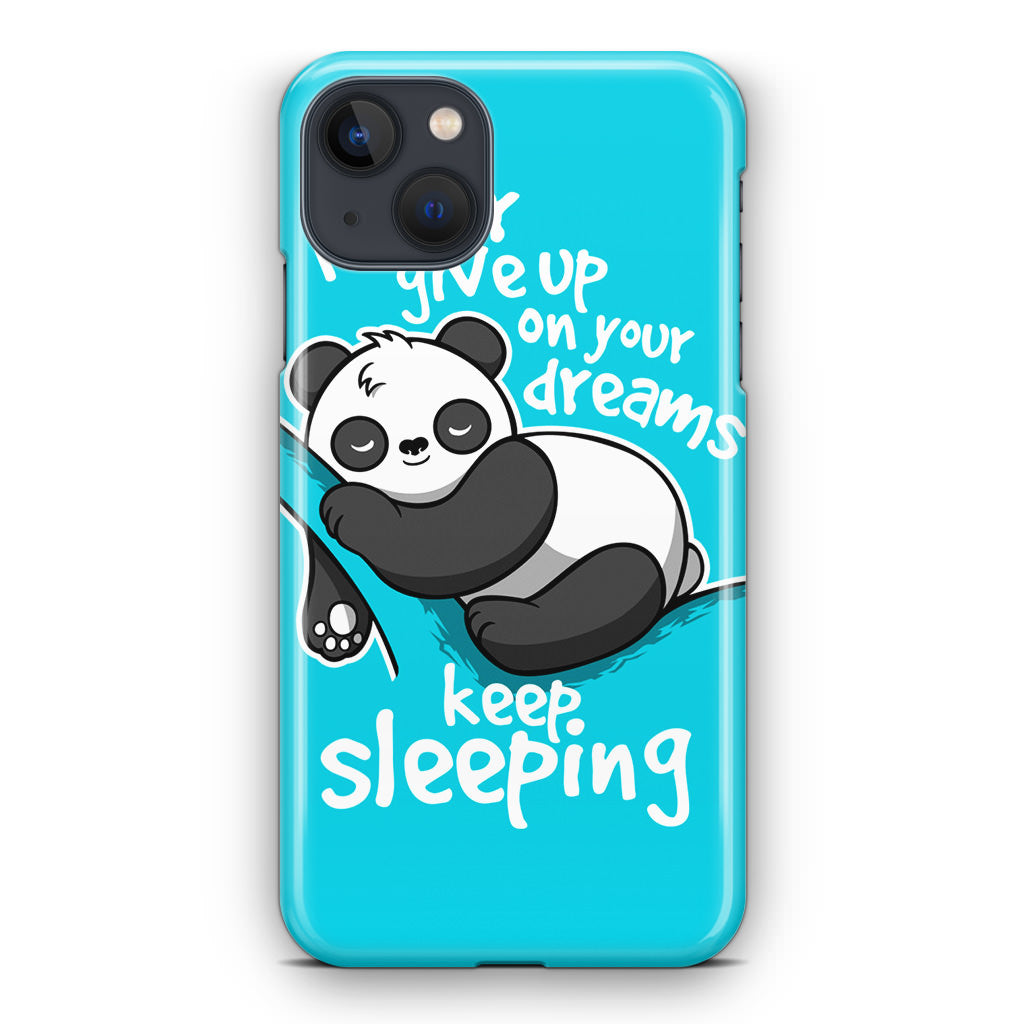 Panda Keep Sleeping iPhone 13 / 13 mini Case