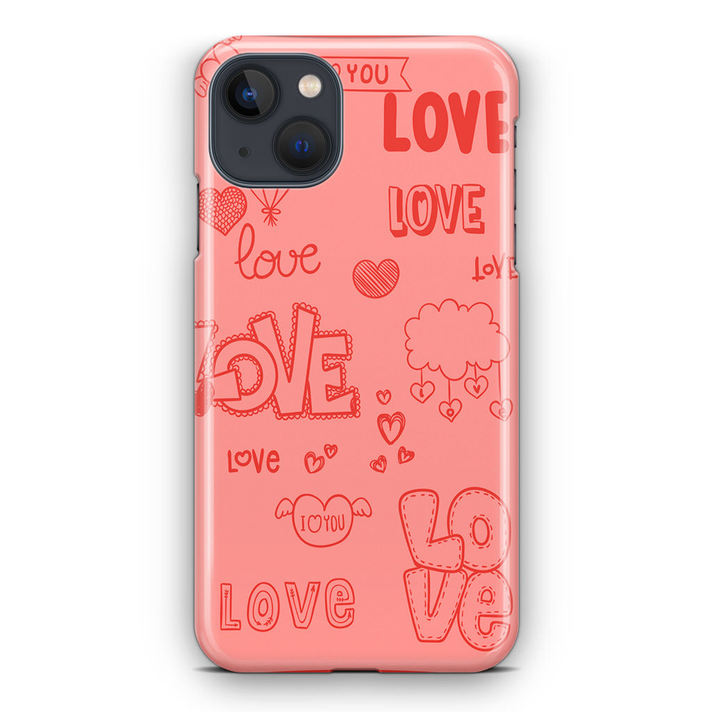 Pink Lover iPhone 13 / 13 mini Case