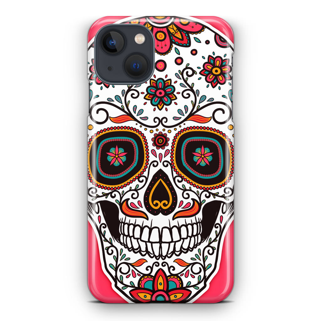 Pink Sugar Skull iPhone 13 / 13 mini Case