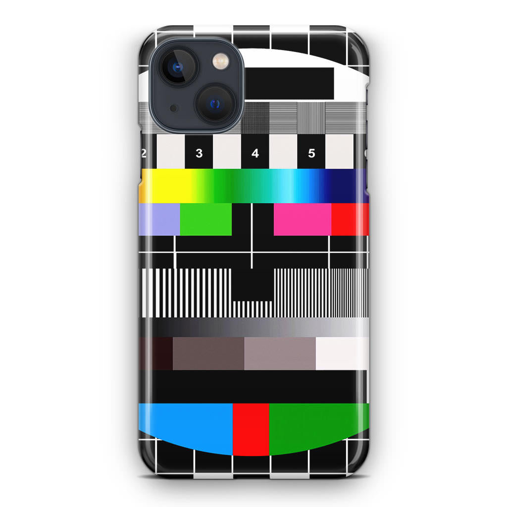 Scheme Pause TV Colorful Mesh iPhone 13 / 13 mini Case