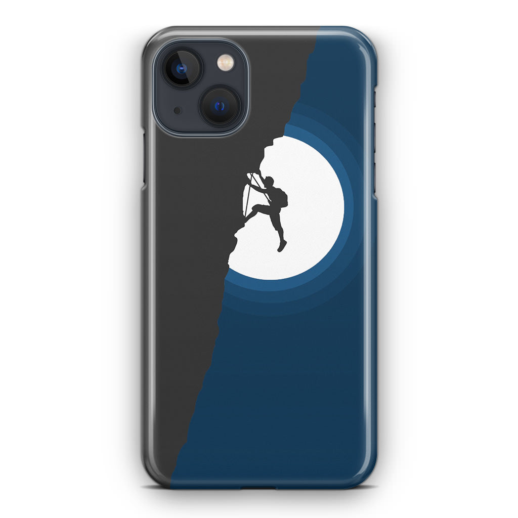 Silhouette of Climbers iPhone 13 / 13 mini Case