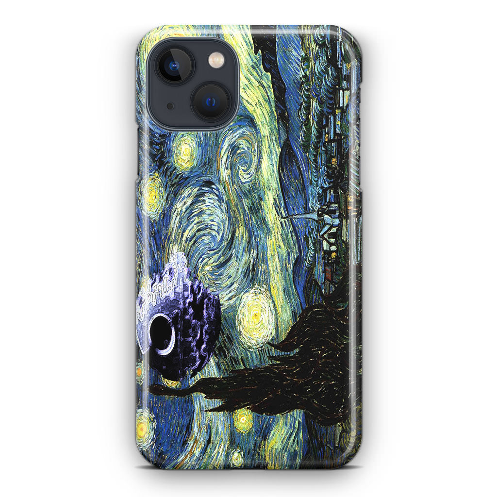 Skellington on a Starry Night iPhone 13 / 13 mini Case