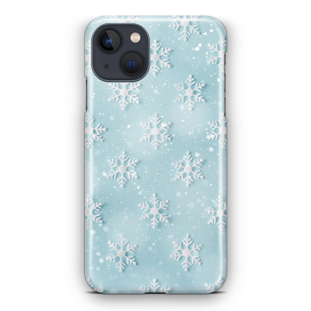 Snowflakes Pattern iPhone 13 / 13 mini Case