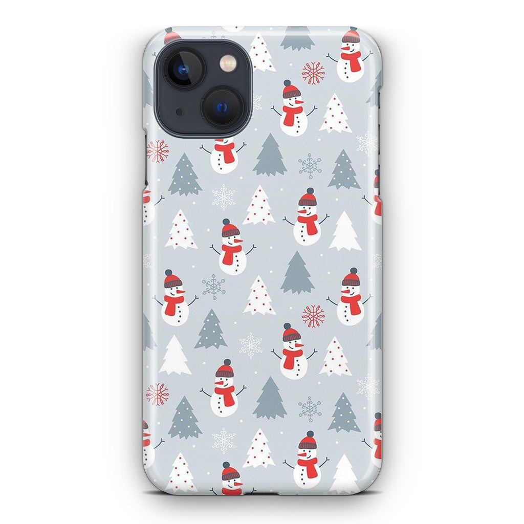 Snowmans Pattern iPhone 13 / 13 mini Case