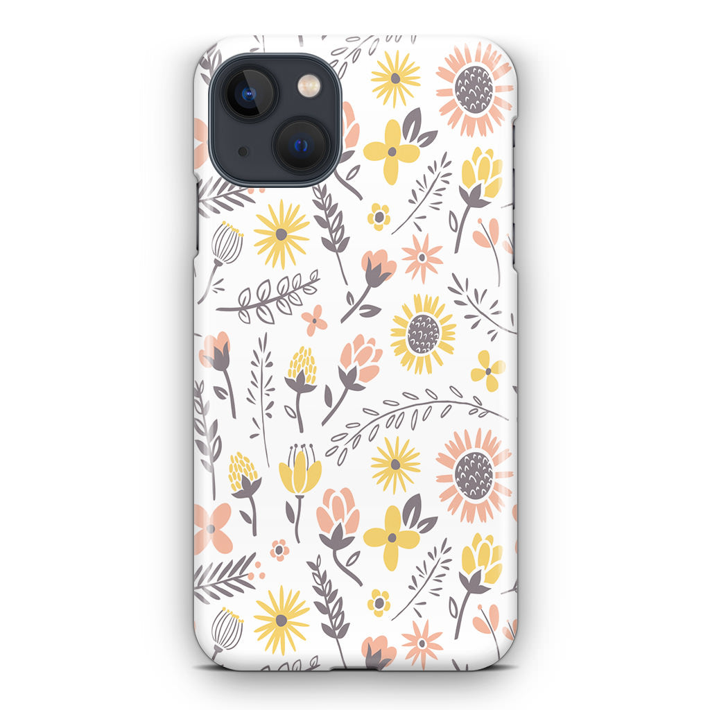 Spring Things Pattern iPhone 13 / 13 mini Case