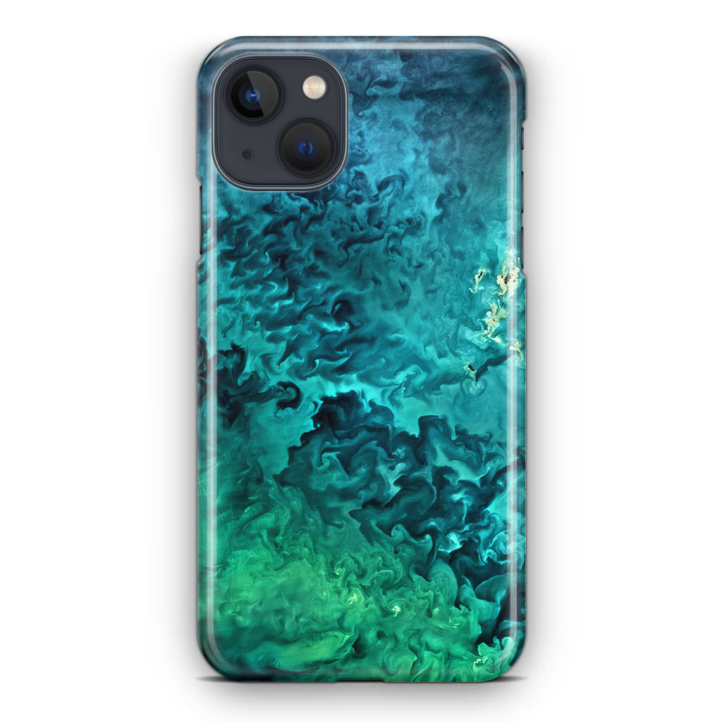 Swirls In The Yellow Sea iPhone 13 / 13 mini Case