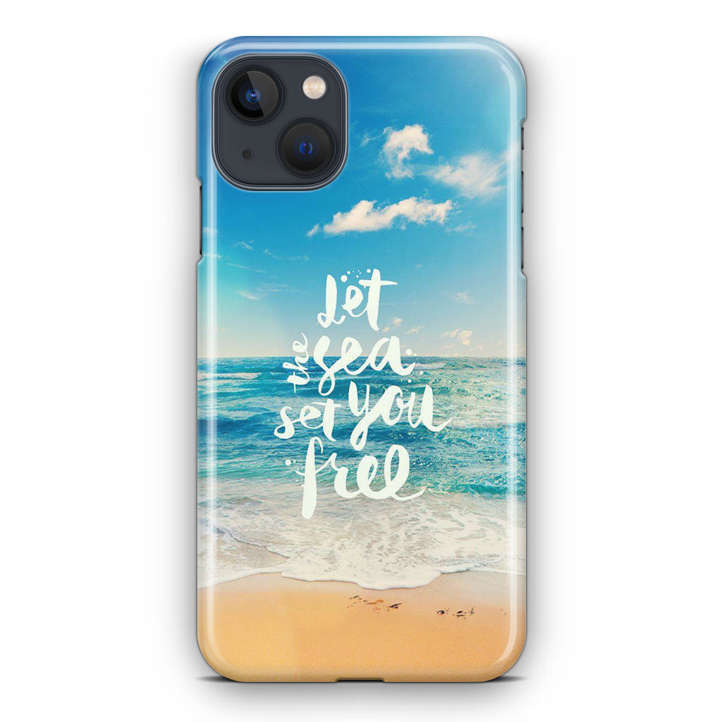 The Sea Set You Free iPhone 13 / 13 mini Case