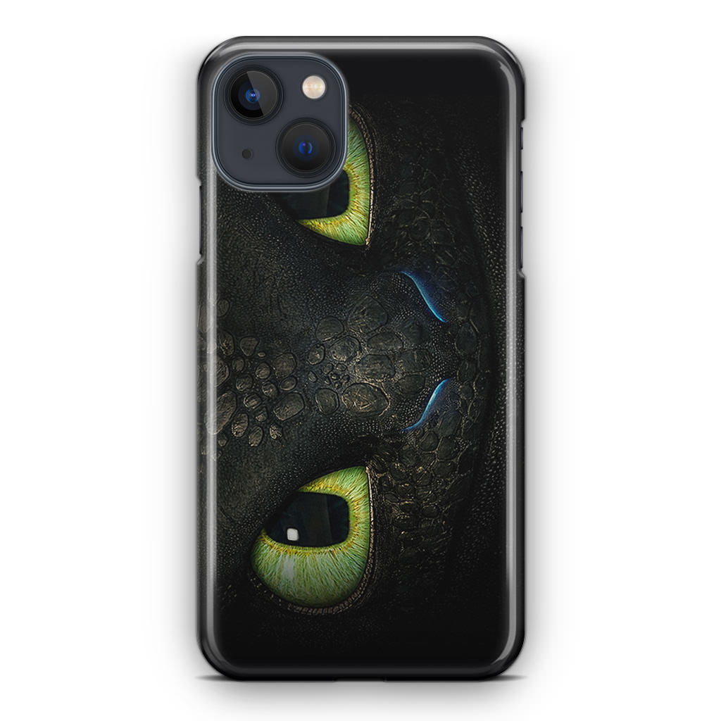 Toothless Dragon Eyes Close Up iPhone 13 / 13 mini Case