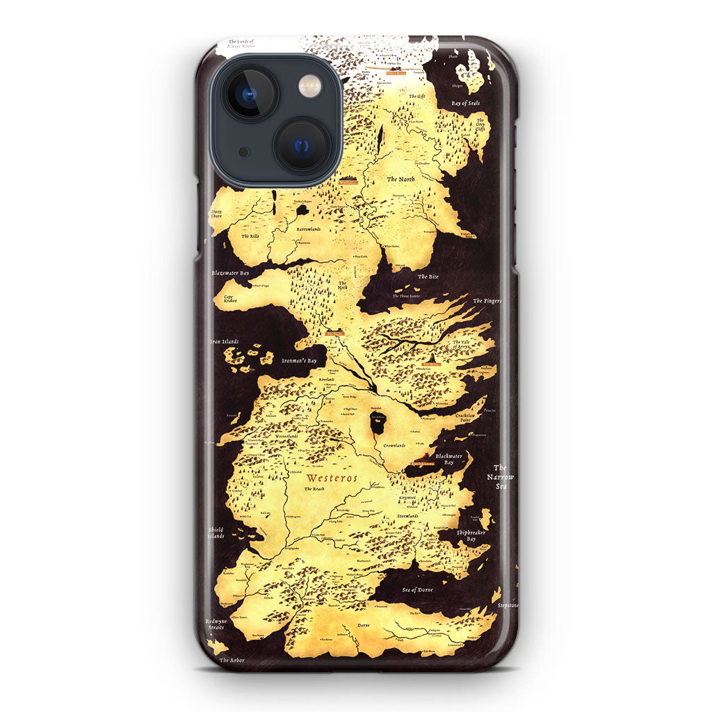 Westeros Map iPhone 13 / 13 mini Case