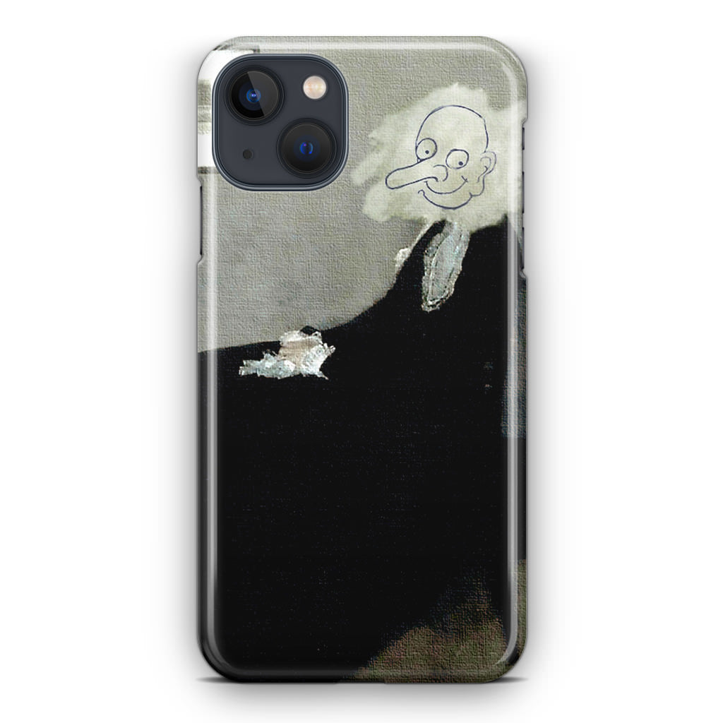 Whistler's Mother by Mr. Bean iPhone 13 / 13 mini Case