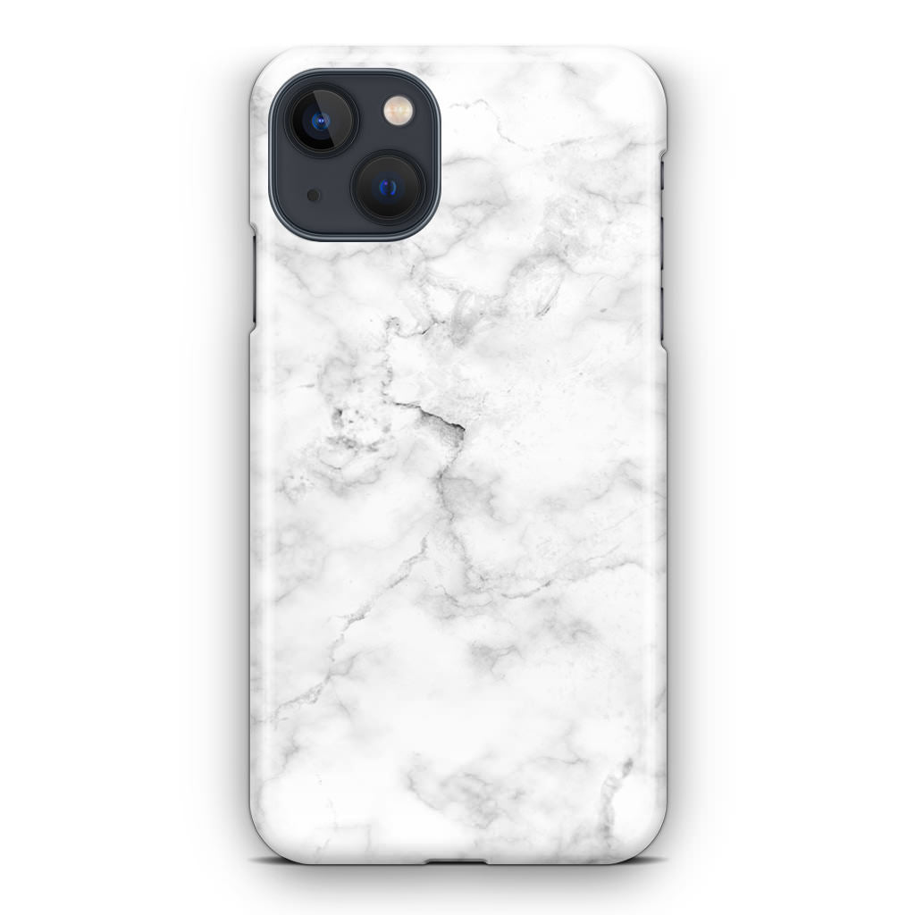 White Marble iPhone 13 / 13 mini Case