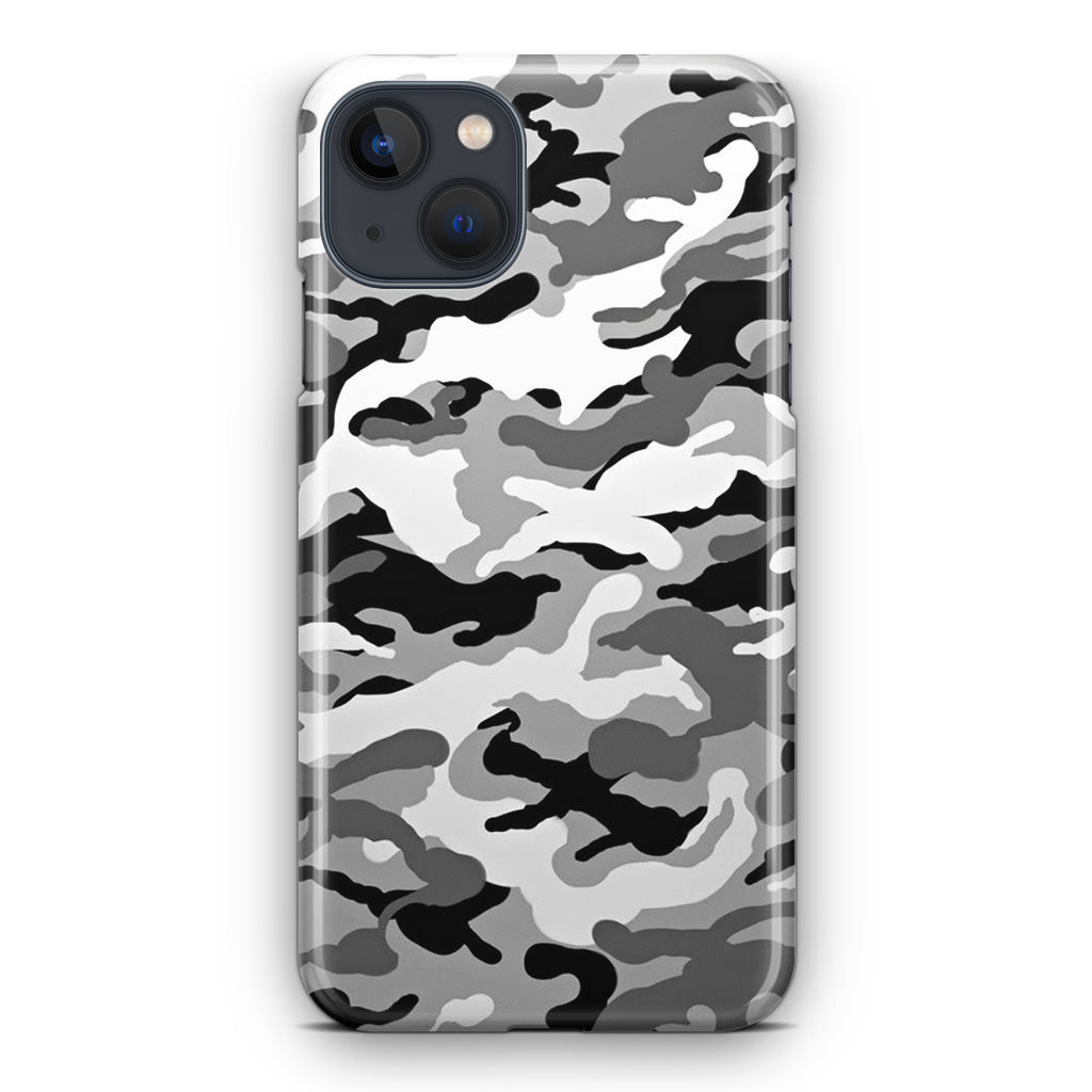 Winter Army Camo iPhone 13 / 13 mini Case