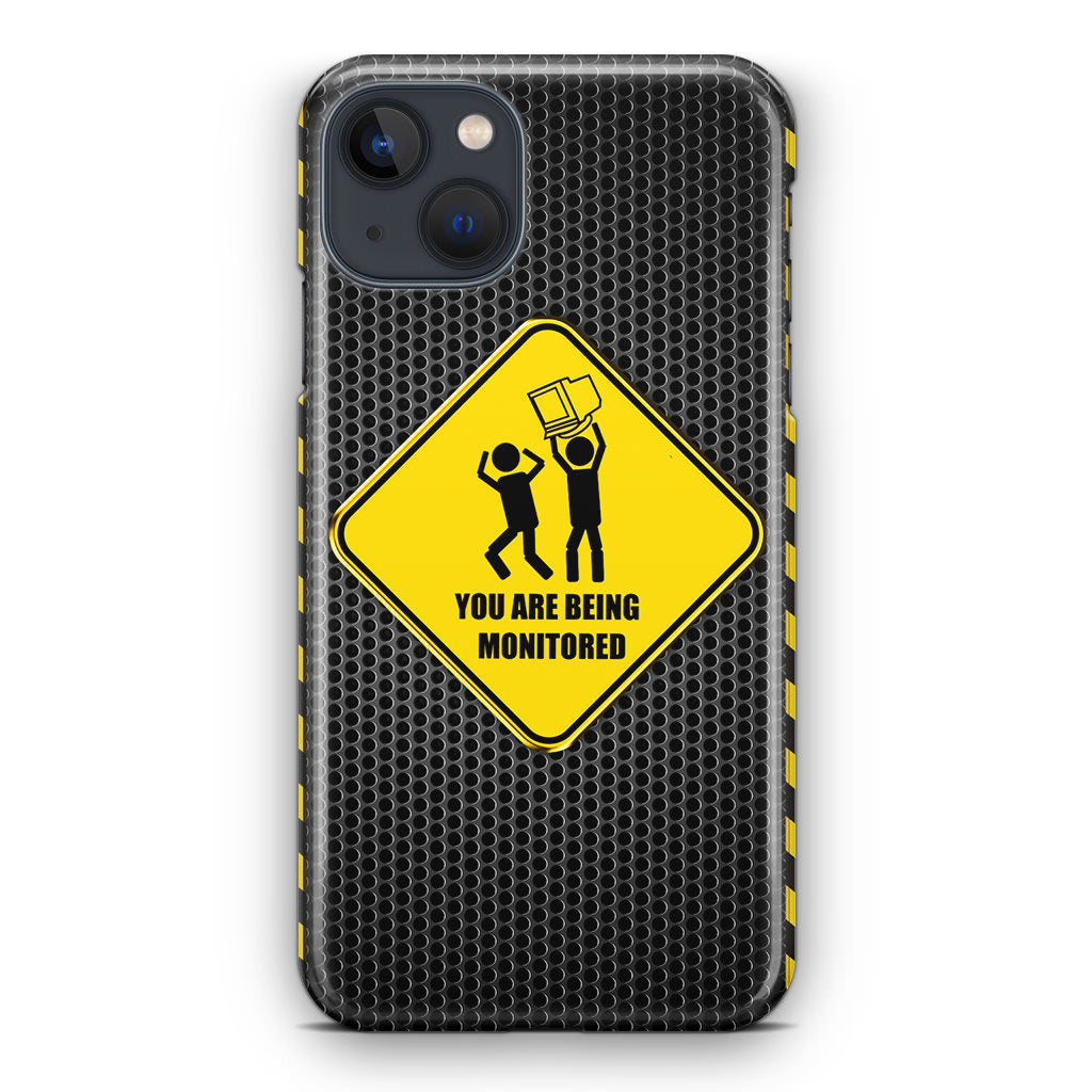 You Are Being Monitored iPhone 13 / 13 mini Case