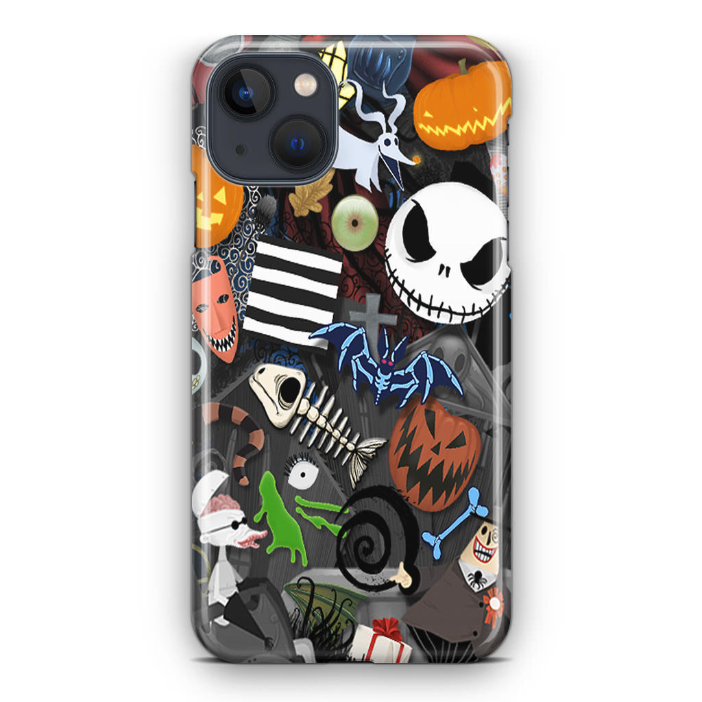 Nightmare Before Chrismast Collage iPhone 13 / 13 mini Case