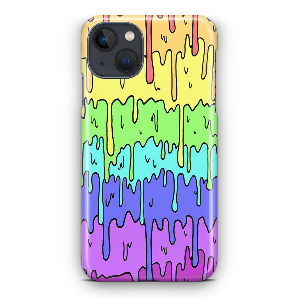 Pastel Kawaii Melting Rainbow iPhone 13 / 13 mini Case