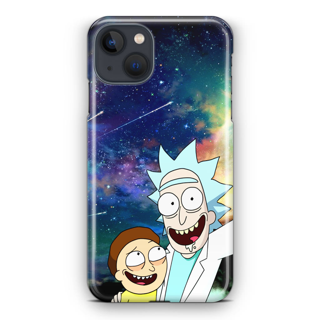 Rick And Morty In The Space iPhone 13 / 13 mini Case