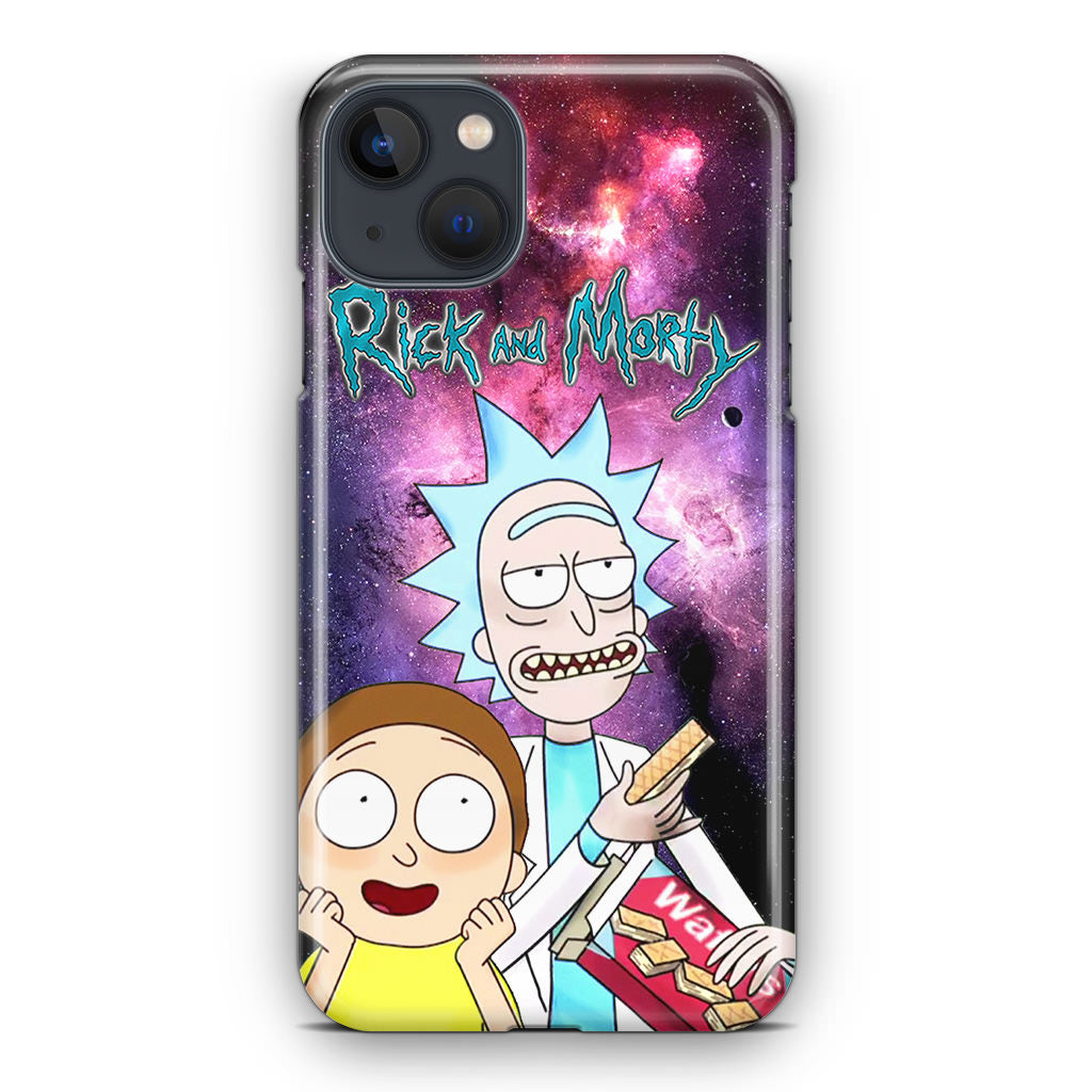 Rick And Morty Nebula Space iPhone 13 / 13 mini Case