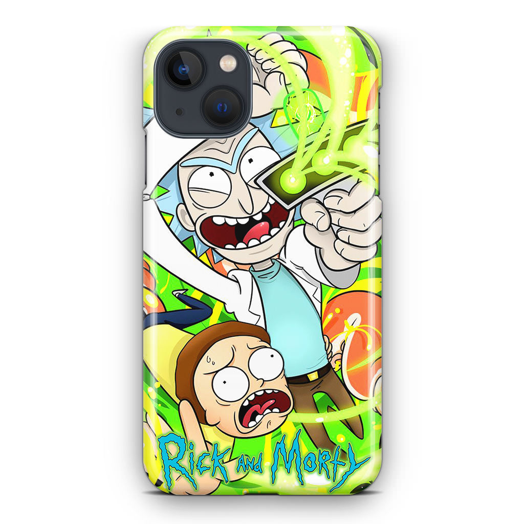 Rick And Morty Shoot Portal Gun iPhone 13 / 13 mini Case