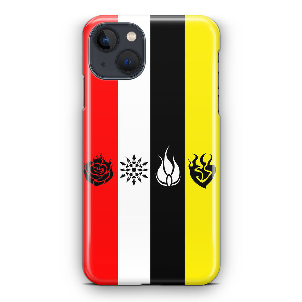 RWBY All Symbols iPhone 13 / 13 mini Case