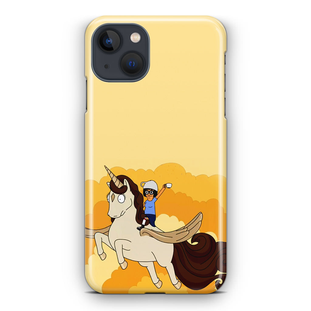 Tina Belcher And Unicorn iPhone 13 / 13 mini Case