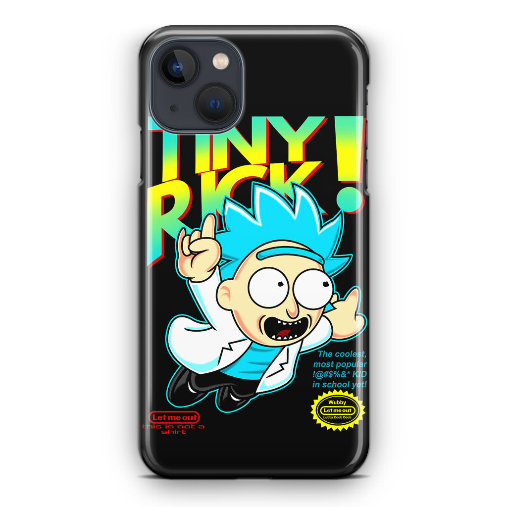 Tiny Rick Let Me Out iPhone 13 / 13 mini Case