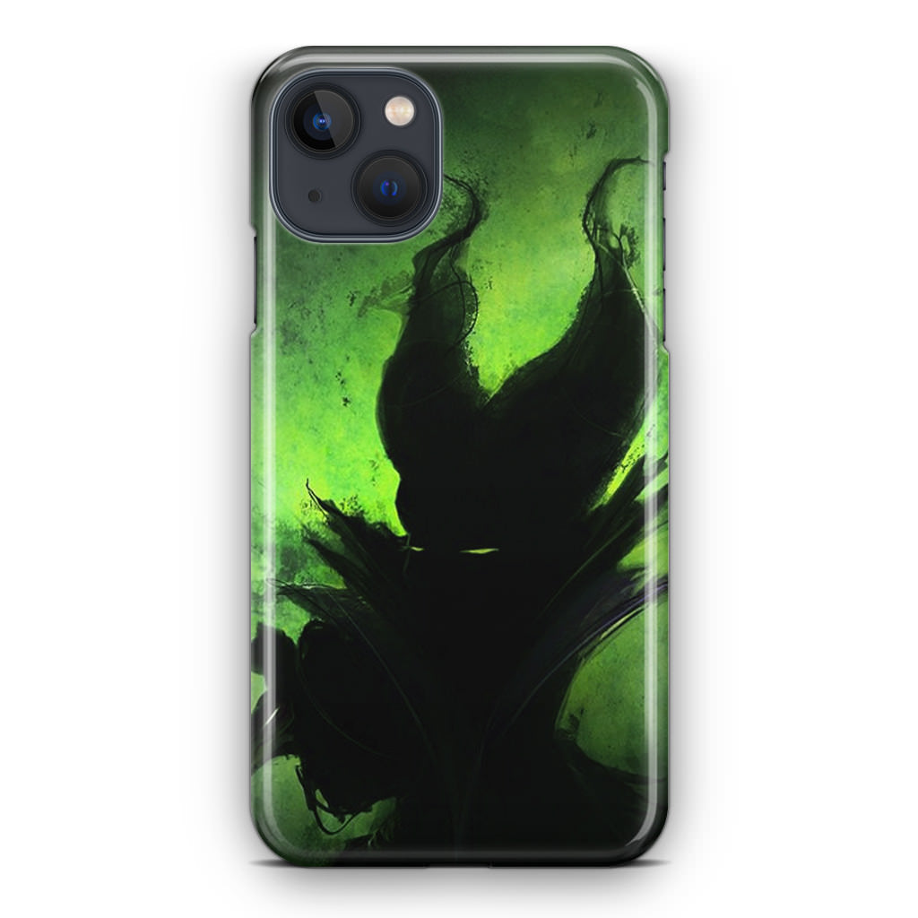 Villains Maleficent Silhouette iPhone 13 / 13 mini Case