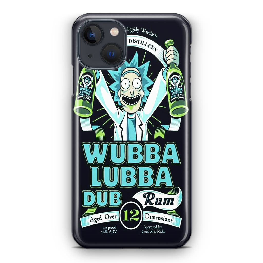 Wubba Lubba Dub Rum iPhone 13 / 13 mini Case