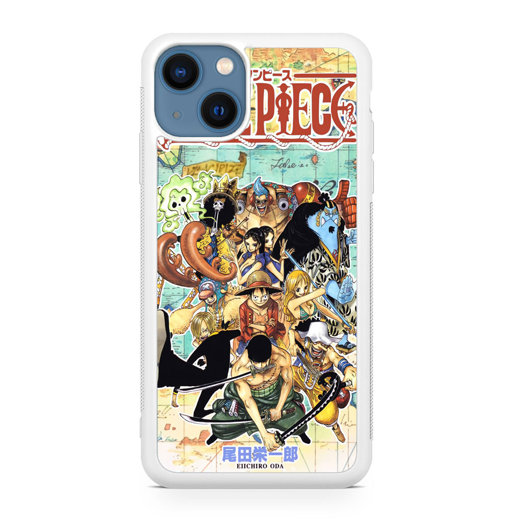 One Piece Comic Straw Hat Pirate iPhone 13 / 13 mini Case
