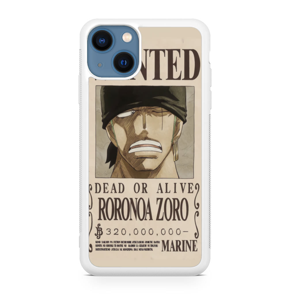 Roronoa Zoro Bounty iPhone 13 / 13 mini Case