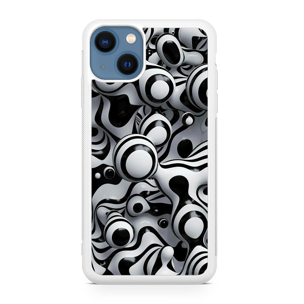 Abstract Art Black White iPhone 13 / 13 mini Case