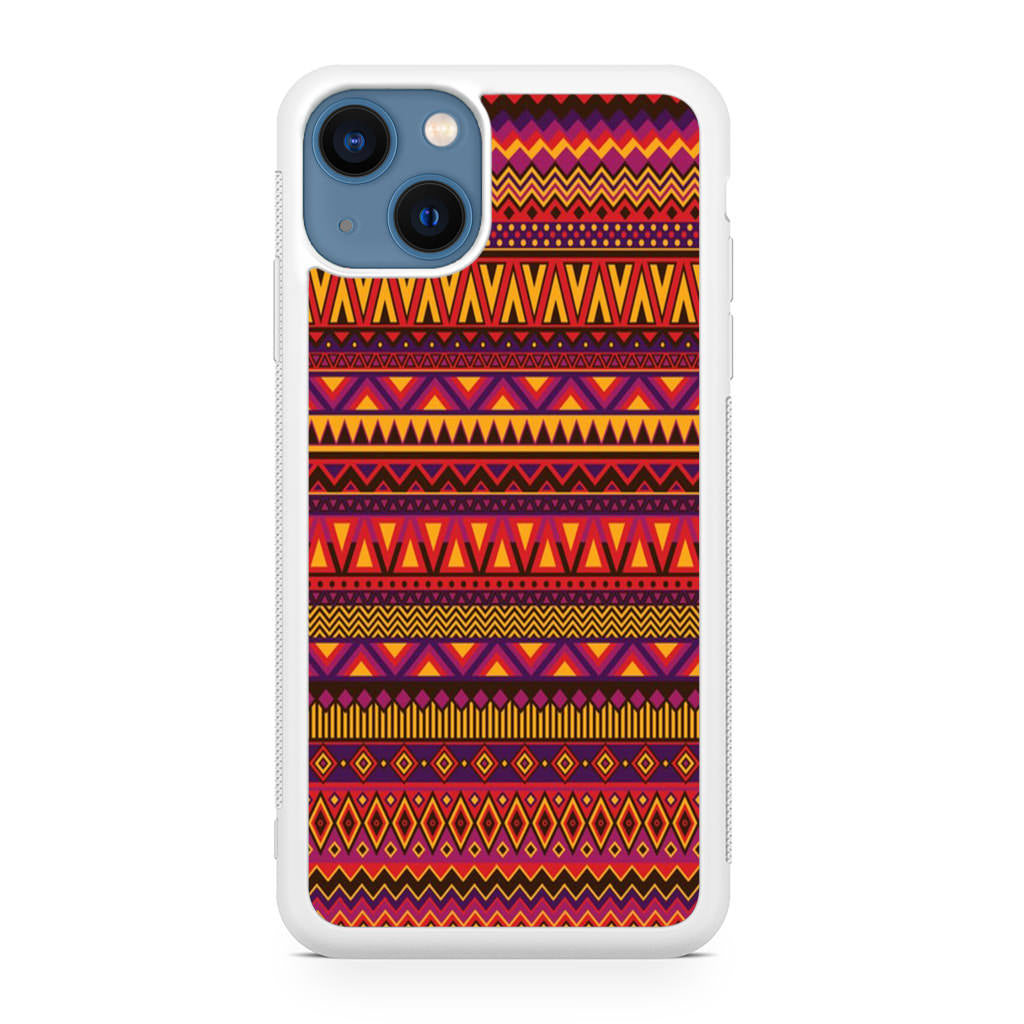 African Aztec Pattern iPhone 13 / 13 mini Case