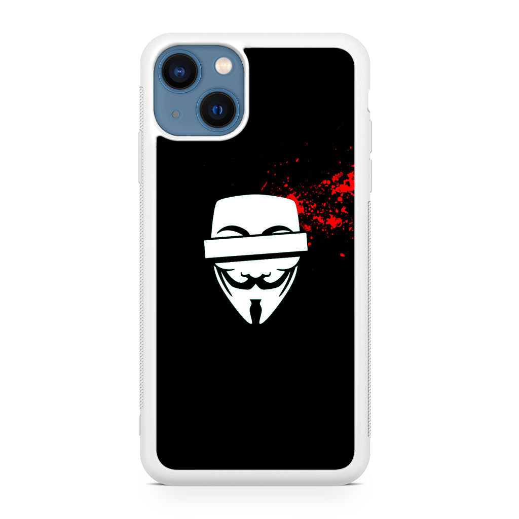 Anonymous Blood Splashes iPhone 13 / 13 mini Case