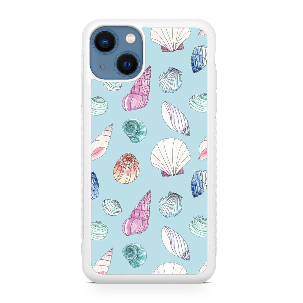 Beach Shells Pattern iPhone 13 / 13 mini Case