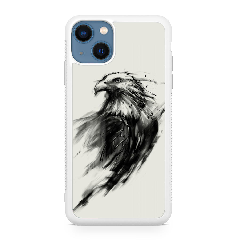 Eagle Art Black Ink iPhone 13 / 13 mini Case