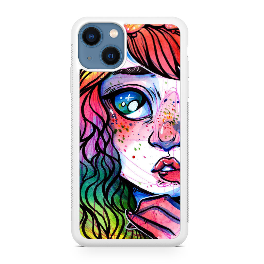 Eyes And Braids iPhone 13 / 13 mini Case