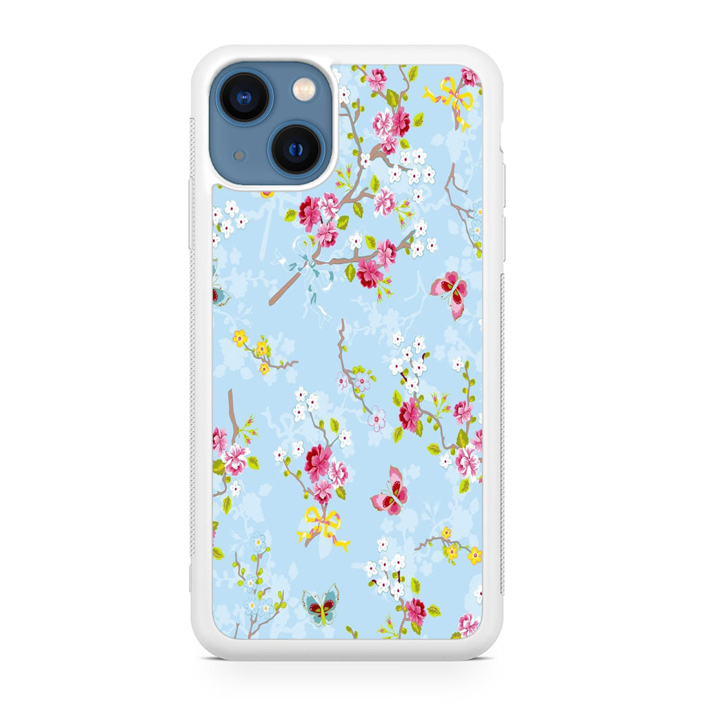 Floral Summer Wind iPhone 13 / 13 mini Case
