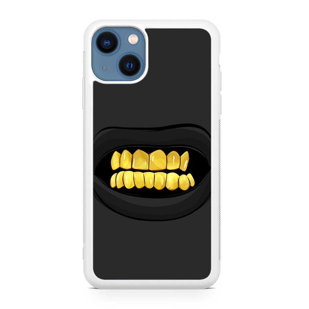 Gold Grillz iPhone 13 / 13 mini Case