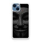 Guy Fawkes Mask Anonymous iPhone 13 / 13 mini Case