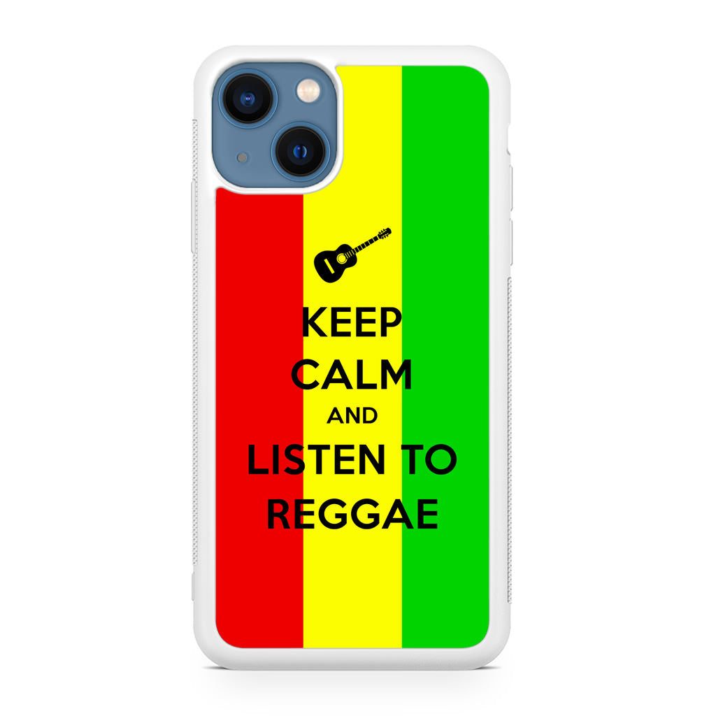 Keep Calm and Listen to Reggae iPhone 13 / 13 mini Case