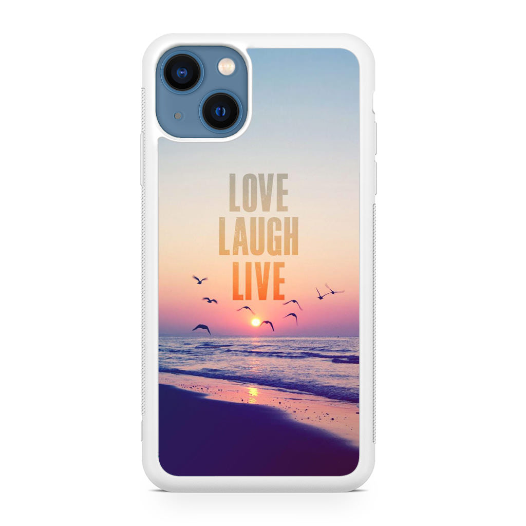 Love Laugh Live iPhone 13 / 13 mini Case